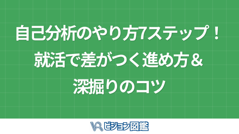 自己分析のやり方7ステップ！就活で差がつく進め方＆深掘りのコツ